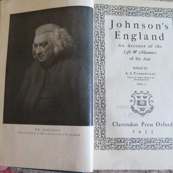 Johnsons England Vol. 1 Clarendon Press Vintage (B342) - Picture 8 of 15